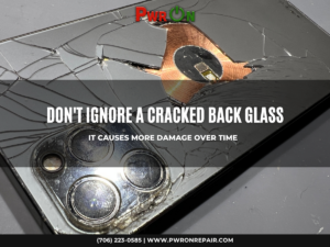 Don't Ignore a Cracked Back Glass It causes more damage over time